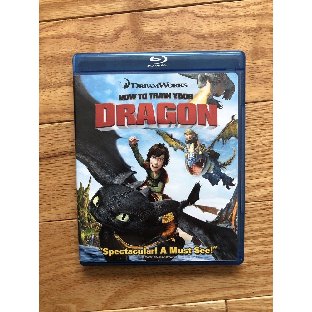 How to Train Your Dragon DreamWorks Blue Ray/DVD in Case 1 Disc
